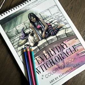 Everyday Witch Oracle Coloring Book! - LIMITED QUANTITY!