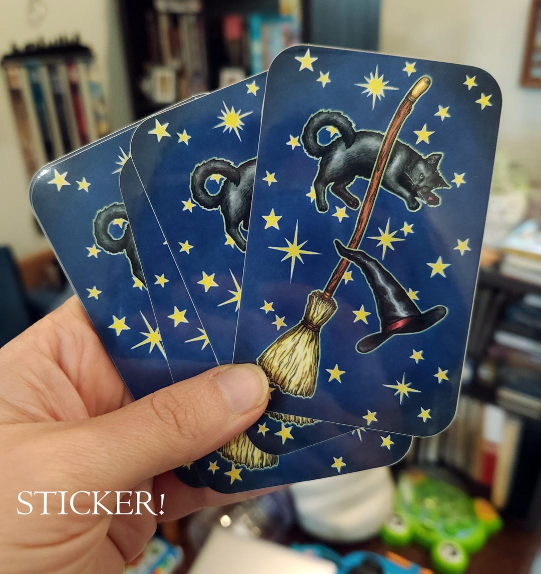 Everyday Witch Tarot Card Back Vinyl Sticker - Etsy