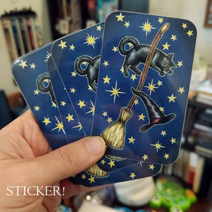 Everyday Witch Tarotkaart achterkant vinyl sticker