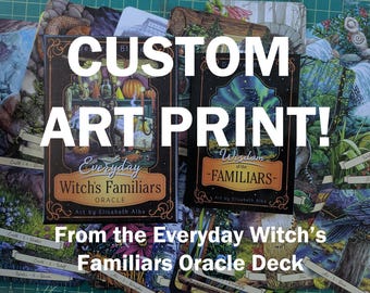 Everyday Witch's Familiars Oracle 8x10 or 11x14 inch print