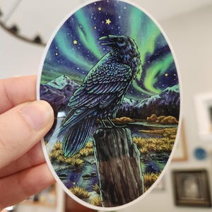 Raven Witch's Familiar Vinyl Sticker