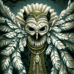 Von Rothbart Swan Lake Illustration 8x10 or 12x16