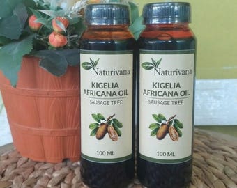 Kigelia Africana-olja, ren korvfröolja för kroppen, naturlig massage (100 ml)