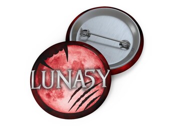 Botão de alfinete com o logotipo LUNA5Y