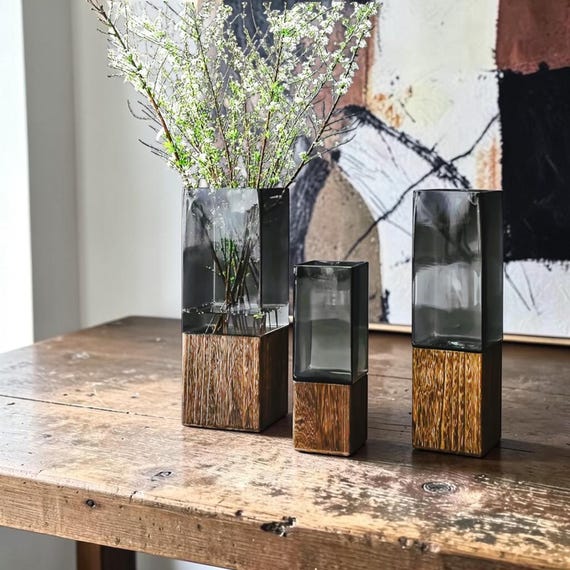 Nordic Acrylic Vase Modern Table Centerpiece Minimalist Flower Display for Living Room Home Decor Gift