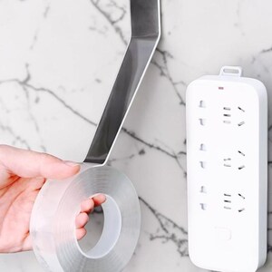 Reusable Double Sided Mounting Tape: Waterproof Adhesive Strips for Damage-Free Hanging