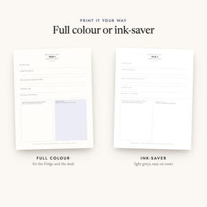 Full-colour and ink-saver editions, in US Letter and A4