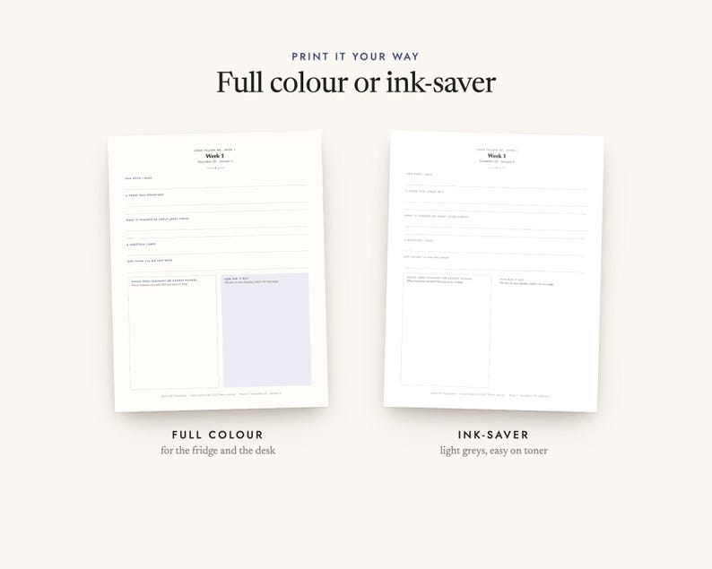 Full-colour and ink-saver editions, in US Letter and A4