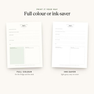Full-colour and ink-saver editions, in US Letter and A4