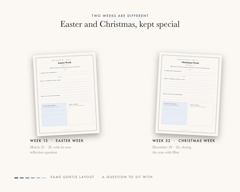2027 New Testament Study Journal: Dated Weekly Pages, Family Discussion (Digital Download) image 5
