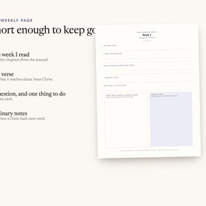 Short enough to keep going: This week I read, One verse, A question, and one thing to do, Seminary notes