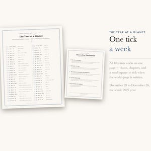 2027 New Testament Study Journal: Dated Weekly Pages, Family Discussion (Digital Download) image 4