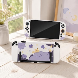 Nintendo Switch 2 Pokémon Case, Kawaii Hard Shell Cover, Cute Matte Protective Console Case, Anime Gamer Gift, Switch 2 Accessory