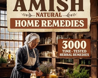 The Amish Natural Home Remedies Book | 3000 Time-Tested Herbal Remedies | 65 Books in 1