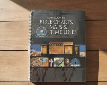 Rozenboek met bijbelkaarten, kaarten en tijdlijnen | Christelijke studiegids | Bijbels naslagwerk