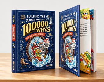 子ども向け科学と学習の楽しい本「100000 Whys」｜STEM教育ハードカバー