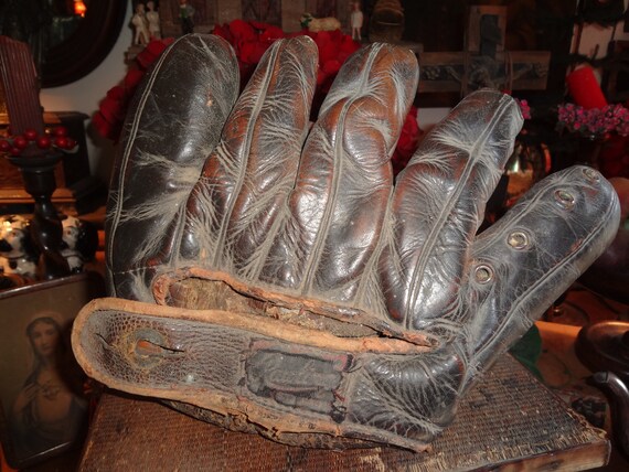 1930 S Rare Vintage Rawlings Left Hand Leather Baseball Etsy