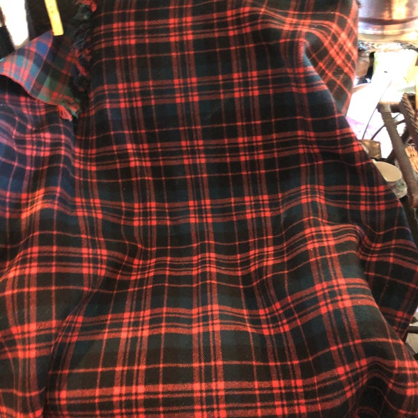 Scots Print Blanket - Houston Tartan Crest Blanket To My Wife Style, Gift From Scottish Husband main image 1