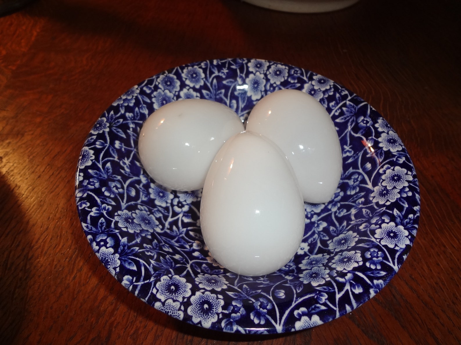 ANTIQUE Hand Blown Glass Nesting Eggs Set of 3 Etsy