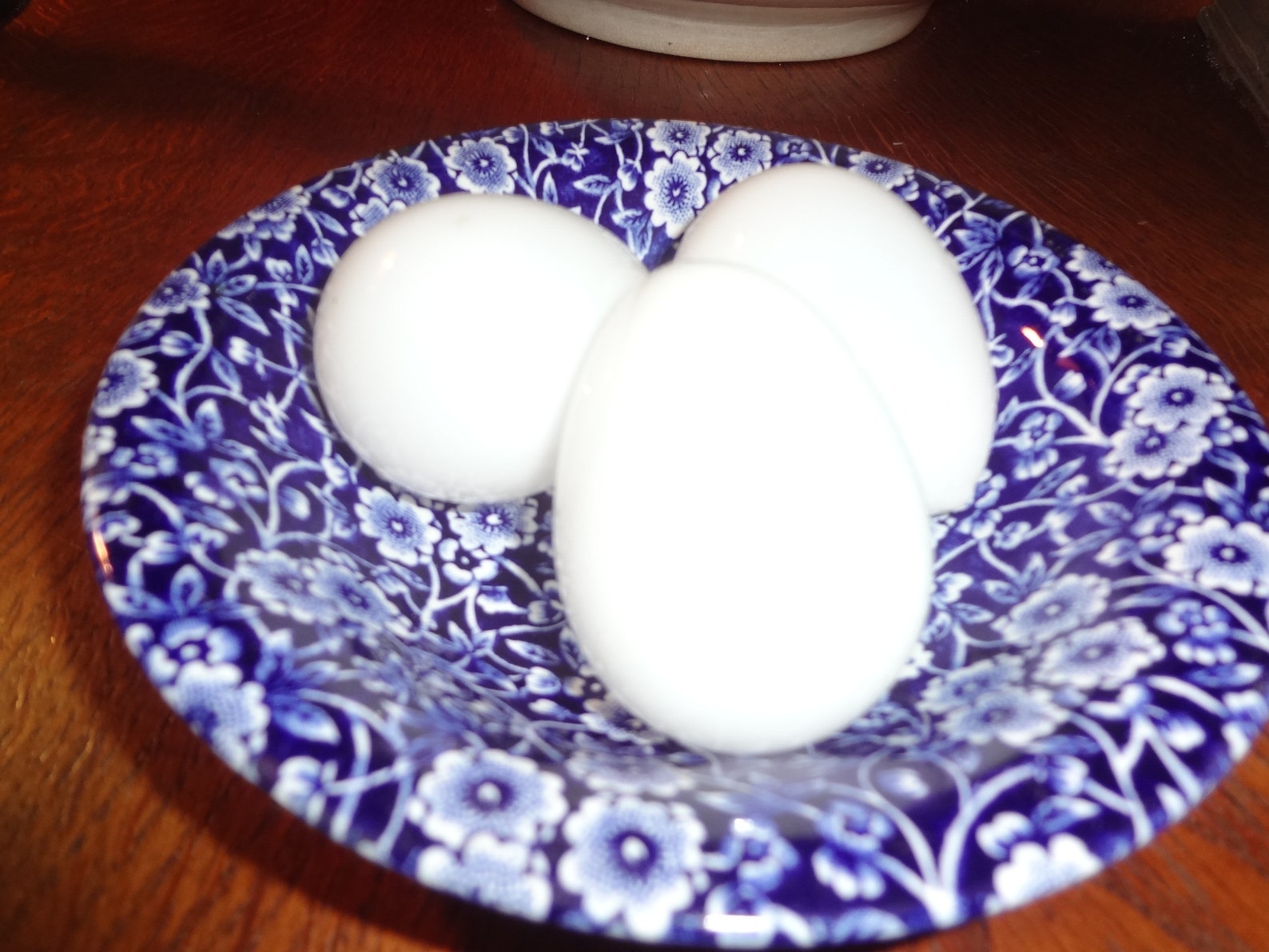 ANTIQUE Hand Blown Glass Nesting Eggs Set of 3 Etsy