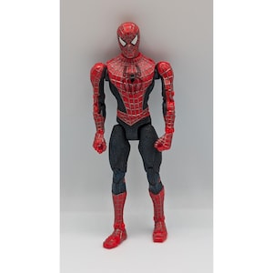2003 Toy Biz Spider-Man 2 Movie 6" Super poseable Action Figure image 1