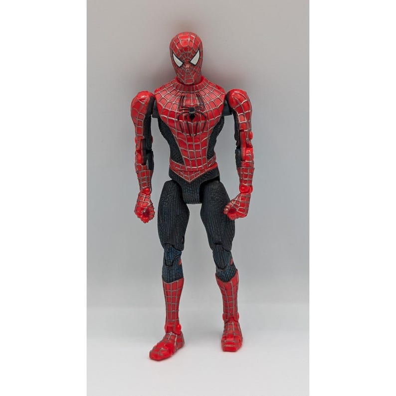 2003 Toy Biz Spider-Man 2 Movie 6" Super poseable Action Figure image 1