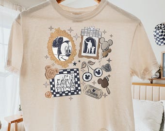 Comfort Colors Disney Coquette Bow Crop, Mickey Friends Halloween Boxy Tee, Disneyland Spooky Season Crop, Magic Mirror Mickey Mouse Cropped