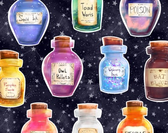 Magic Potion Sticker Set