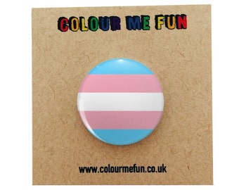 Pride Pin Badge - Transgender Pride Flag - Trans Flag Pin - LGBT Flag - LGBT Pins - Queer Pin