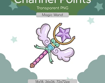 Magic Wand Channel Points Badge | Twitch Badge Set | Instant Digital Download