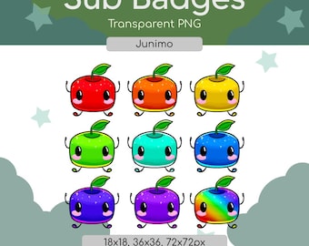 Junimo Twitch Sub Badges | Stardew Valley Inspired | Instant Download