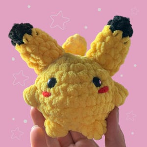 Crochet Pikachu Plushie – Handmade Crochet Cuteness at Level 100!