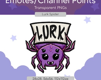 Emote de Twitch "Araña Acechadora" - Descarga digital