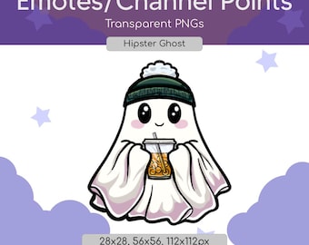 Emote de Twitch "Fantasma hipster" - Descarga digital
