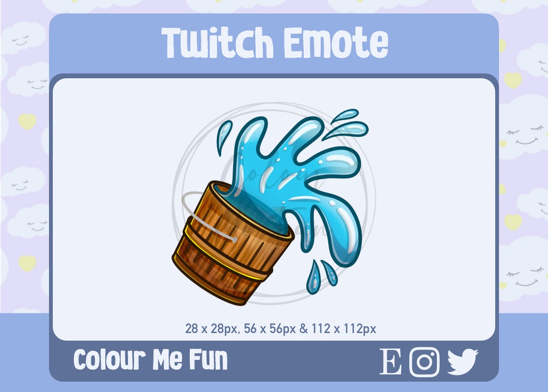 Bucket Twitch Emote Twitch Emotes Discord Emotes Streamer Streaming