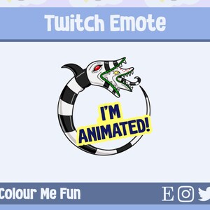 Sandworm Animated Twitch Emote - Twitch Emotes - Discord Emotes - Streamer - Streaming Badge - Twitch Graphics - Twitch Channel