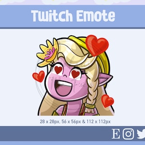 Palia Tish Twitch Emote - Cute Twitch Emotes - Discord Emotes - Streamer - Streaming Badge - Twitch Graphics - Twitch Channel