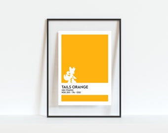 Tails Gamer Art Print – (5x7"