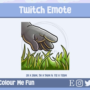 Touch Grass Animated Twitch Emote Go Touch Grass for