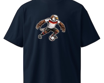 Royal Germany World Cup T-Shirt - Premium German Eagle & Golden Crown Soccer Tee