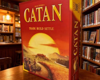 Catan Strategy Board Game, Family Trading & Resource Building Game, Classic Settlement Game Night Gift for Adults and Teens
