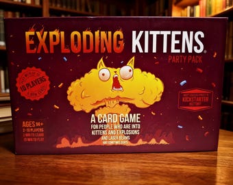 Exploding Kittens Party Pack Card Game for Family & Friends, Funny Strategy Party Game, Adult Game Night Gift, 2-10 Players