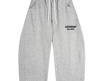 Ascendant Plaid Waistband Baggy Sweatpants