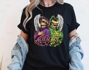 Oliver Tree Alien Boy Graphic Tee, Retro Music Tribute Shirt, Gift