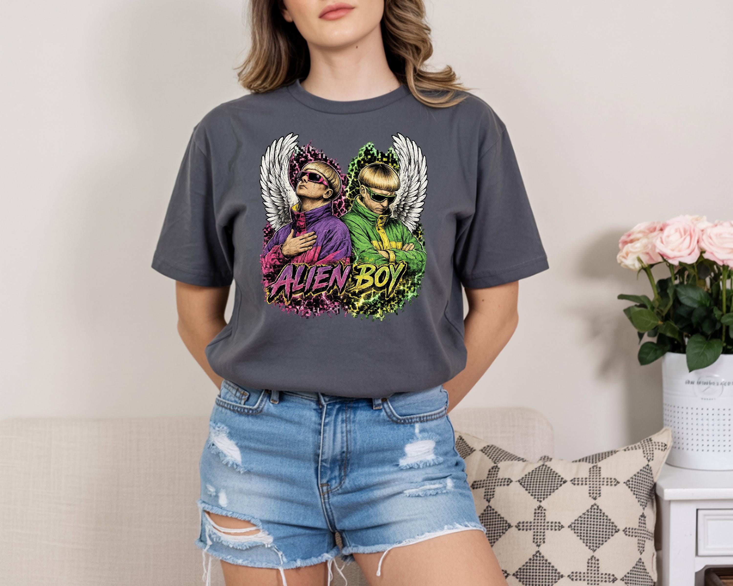 Oliver Tree Alien Boy Graphic Tee, Retro Music Tribute Shirt, Gift