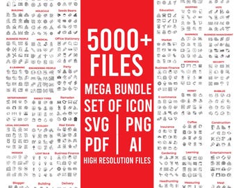 Mega pakiet ikon SVG Png Pdf, ikony SVG Png Pdf, wszystkie typy ikon SVG Png Pdf, ikony wysokiej rozdzielczości SVG Png Pdf natychmiastowe pobranie