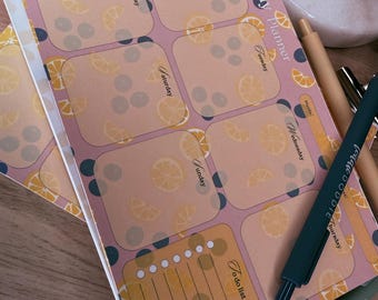Weekly Planner Notepad | 52 Sheets