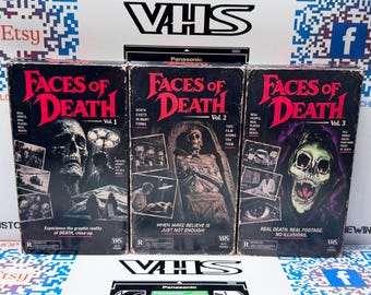 Faces of Death Vintage VHS - Etsy