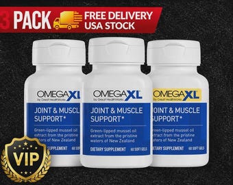 Omega XL 60 Softgels (3 Pack) – Green Lipped Mussel Oil Supplement