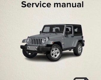 Jeep Wrangler 2012-2018 Workshop repair manual, Service manual